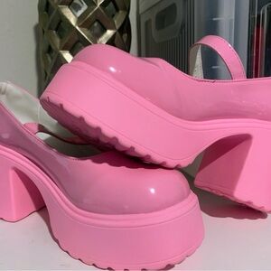 Chic Pink Platform Heels